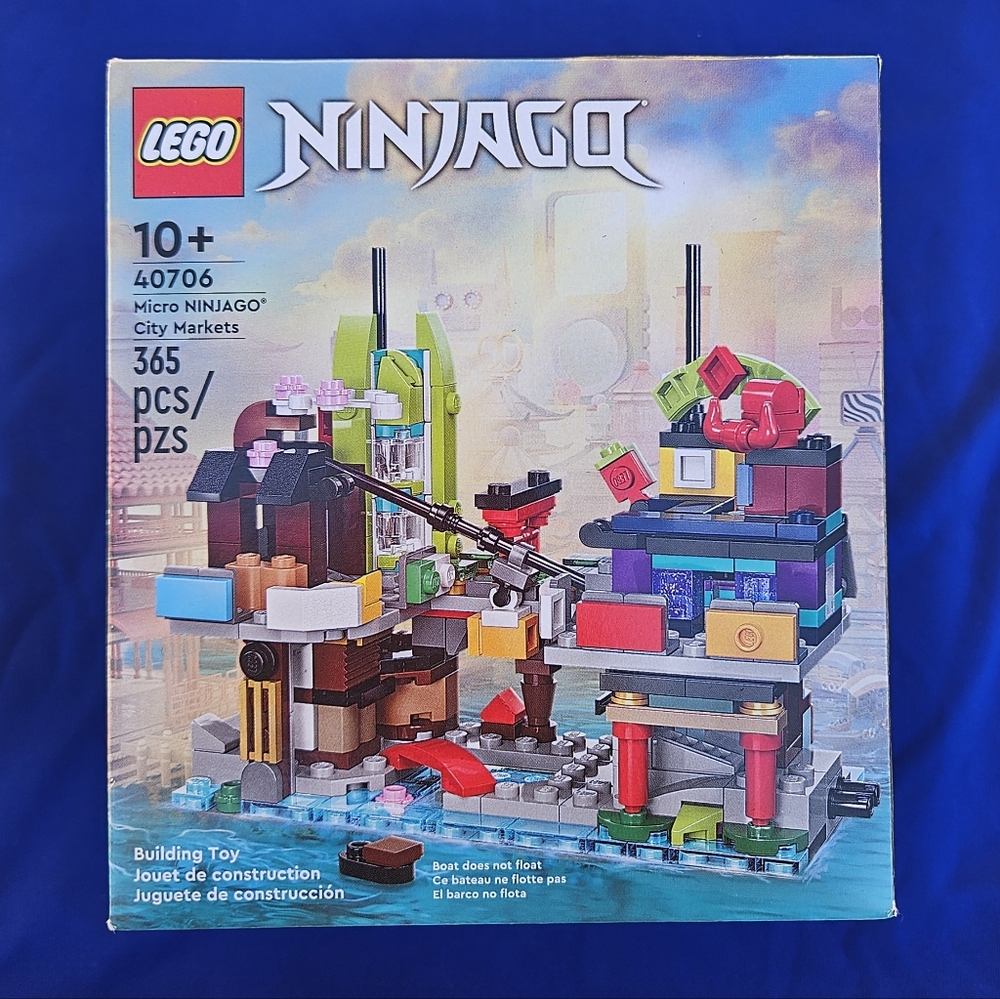 LEGO 40706 Micro NINJAGO City Markets, NIB Sealed